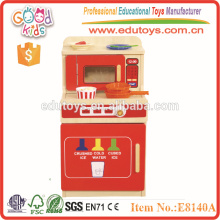 Горячая продажа Pretend Kitchen, популярный комплект деревянных игрушек и высококачественная игрушечная кухня